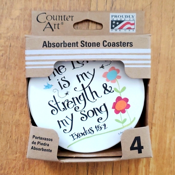 Stone‎ coasters - Picture 1 of 6